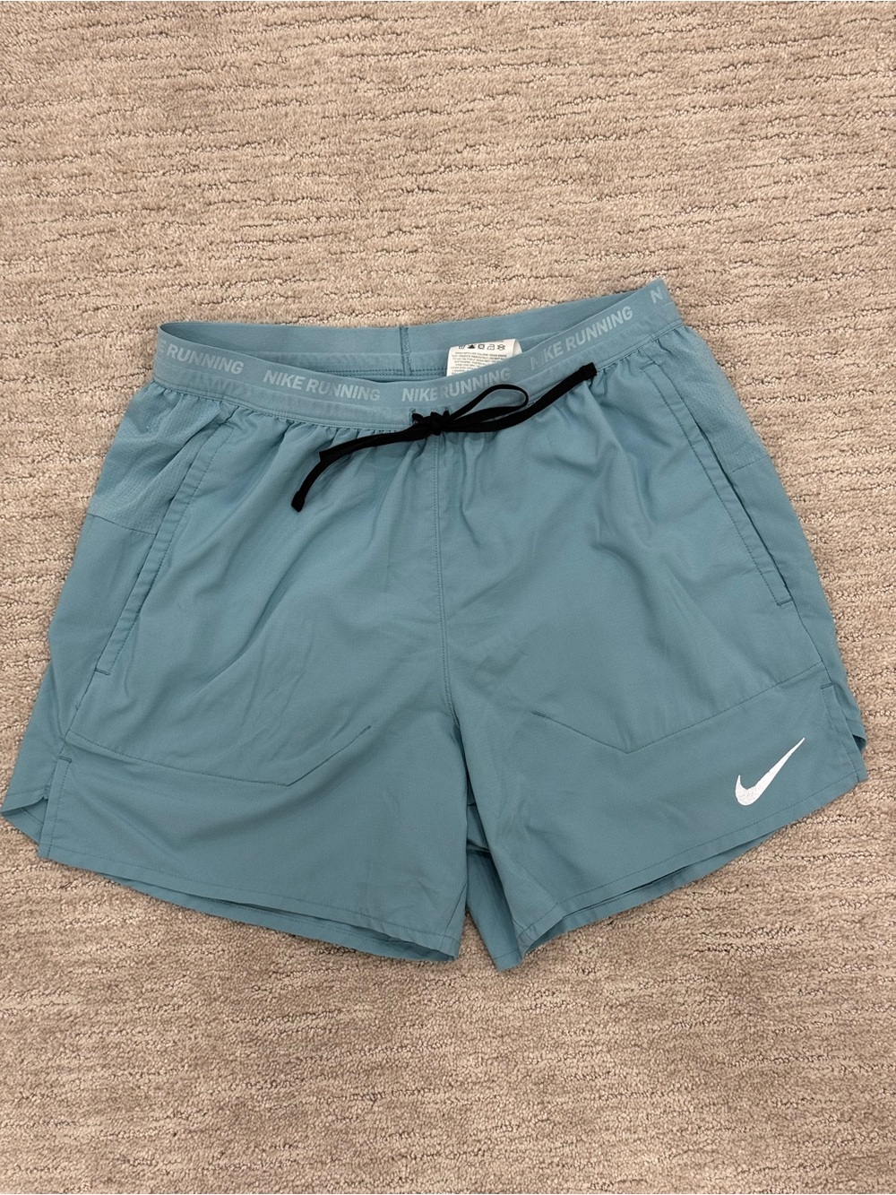 Nike Men’s Running Shorts — Teal with White Swoosh